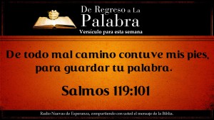 regreso a la palabra, Salmos 119 Gd